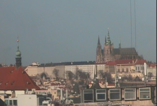 Obraz podglądu z kamery internetowej Pražský hrad - panorama